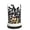 Black, variant on Arabian Calligraphy Candle Holder 2 Styles Islamic Art Metal Lantern with Arabic Script Cutout for Ramadan Decor, Home Accents, and Warm Lighting