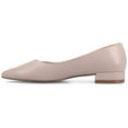 thumbnail image 3 of Journee Womens Carmin Slip On Low Block Heel Pointed Toe Dress Flats, Widths Available, 3 of 10