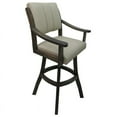 thumbnail image 2 of Home Square 34" Swivel Wood Extra Tall Bar Stool in Ocean Beige - Set of 2, 2 of 3