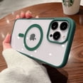 thumbnail image 5 of Colorful Transparent For Magsafe Magnetic Wireless Charging Case For iPhone 15 14 13 12 11 Pro Max Mini Xs XR Hard Acrylic Cover, 5 of 5