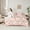 Pink, variant on Castle Fairy Kawaii Unicorn Twin Bedding Sets,Cartoon Stars Print Bedding Comforter Set