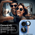thumbnail image 3 of Mica Aro Cámara Negro Para Iphone AIR, Protector de Lente Mica (Aro) compatible con iPhone AIR - Vidrio Templado y Borde Negro., 3 of 6