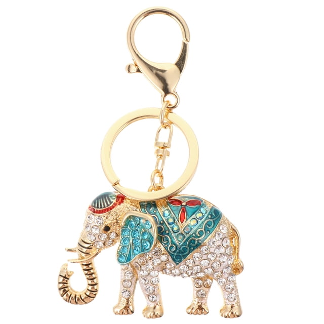1pc Adorable elefante diseño llavero moda coche bolsa colgante regalo llavero