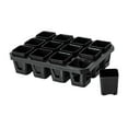 thumbnail image 2 of oshhni Planter Box Reusable Vegetable Planting Box Seedling Pot for Balcony Kitchen 12 Grid, 2 of 9