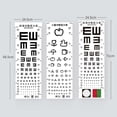 thumbnail image 3 of Tabla ocular resistente al agua TUNC agudeza visual, 3 of 5
