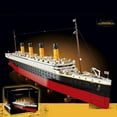 thumbnail image 2 of Classic Titanic Large Building Block Model Cruise Ship Building Blocks Creative Birthday Gift Technology Building Blocks Compatible with 10294 Titanic, 2 of 6