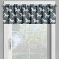 thumbnail image 4 of Ambesonne Abstract Valance & Curtain, Galloping Unicorns, 55"x45", Mint Dark Taupe Pink, 4 of 6
