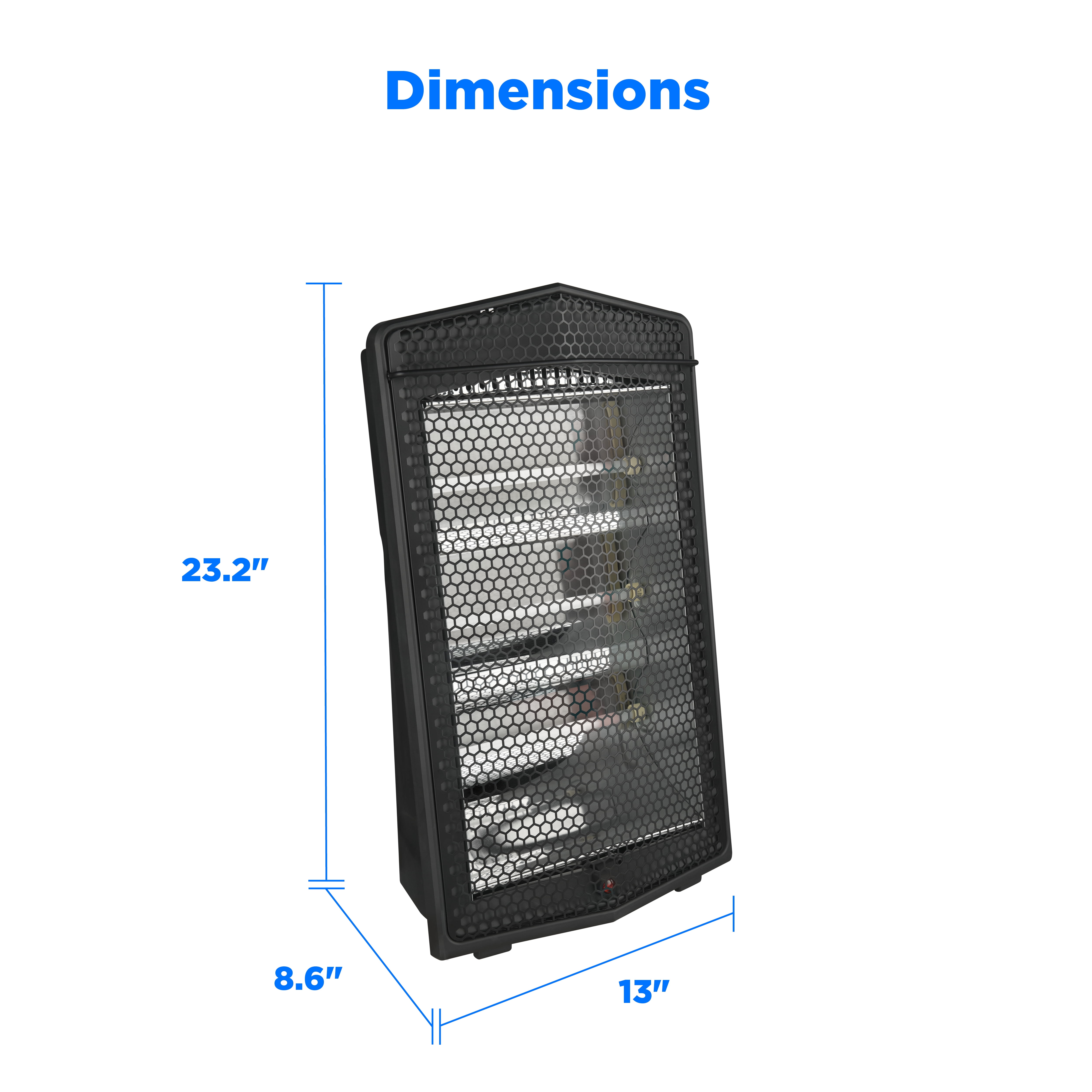 MIDEA QUARTZ HTR BLK