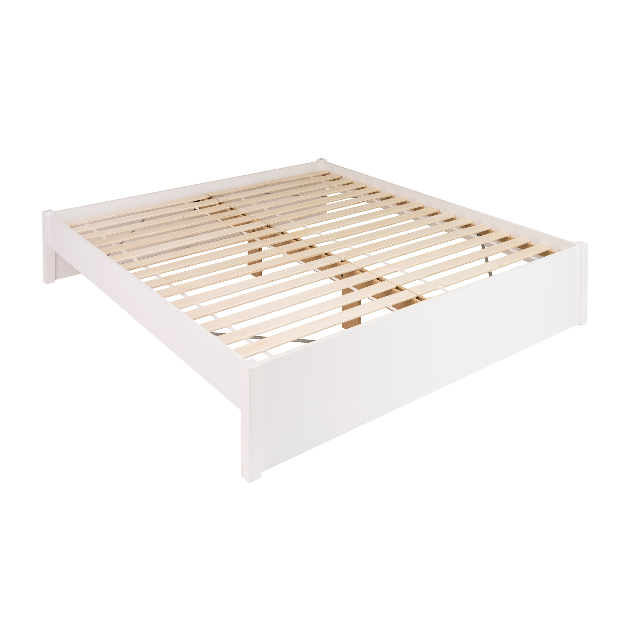 Prepac Select 4-Post Platform Bed, King, White