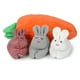 thumbnail image 2 of Regalo de Pascua, Adorables Conejitos En Una Bolsa de Zanahoria, Peluche Suave, Ideal para Adolescentes, Ideal para Celebrar La Pascua. Práctico Diseño con Cremallera. Incluye Una Bolsa de Zanahoria, 2 of 7