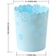 thumbnail image 3 of Papelera de color sólido para baño, papelera de plástico resistente a la rotura, respetuosa con el medio ambiente y rica en humedad con gran capacidad de carga para dormitorio y oficina (azul), 3 of 5