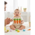 thumbnail image 6 of Miaouyo Baby Romper, Sleeveless Embroidery Carrot Bodysuit Overalls Easter Clothes for Girls Boys, 6 of 9