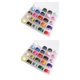 thumbnail image 4 of Bewildely 25 unidades/juego de hilos de bordar para coser, hilos de bobina preenrollados para manualidades DIY con caja de almacenamiento Type2 NO2 Bewildely CBP118681, 4 of 5