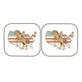 thumbnail image 7 of Haiem Vintage Wild West Cowboy Car Windshield Sun Shade (2 Pieces) Foldable Windshield Sun Shade Car Accessories for Truck SUV Pickup-Large, 7 of 7