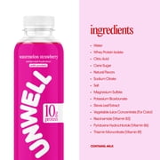 UNWELL Hydrate and Protein Watermelon Strawberry 16.9floz Bottle