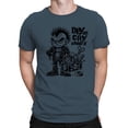 thumbnail image 2 of Punk Rock DIY Cartoon Character Men's T-shirt, 2 of 3