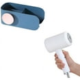 thumbnail image 4 of Secador de pelo montado en la pared, soporte para secador de pelo, almacenamiento de secador de pelo, sin perforación, resistente al agua, secador de pelo ABS altamente adhesivo para cocina, baño, inodoro (azul) JM, 4 of 5