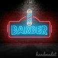 thumbnail image 5 of Handmadetneonsign Barber Neon Sign, Barber Neon Wall Art Decor, Barber Shop Wall Decor, Home Wall Sign 60106, 5 of 5