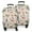 Beige Butterfly Flower, variant on Blue White Butterfly Pattern Luggage Cover Fashion Suitcase Cover Baggage Covers Fit 25-28 Inch Luggage (Go Travel)