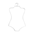 thumbnail image 2 of Percha de exhibición de traje de baño de alambre Macarena para niñas, 2 of 8