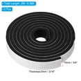 thumbnail image 2 of Uxcell Weather Stripping for Doors, 2 Rolls 3/4" W x 3/16" T Foam Seal Tape Insulation Strip Black(6.56 Ft Length), 2 of 5