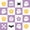 Purple 01, variant on Feelyou Boho Pumpkin Daisy Twin Sheets, Hippie Buffalo Plaid Bedding, 3-Piece, 1 Flat Sheet, 1 Fitted Sheet and 1 Pillowcase