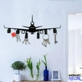 thumbnail image 4 of Handmadetneonsign Airplane Key Holder Wall Hanger, Airplane Wall Hooks, Airplane Key Holder Home Decor 93326, 4 of 5