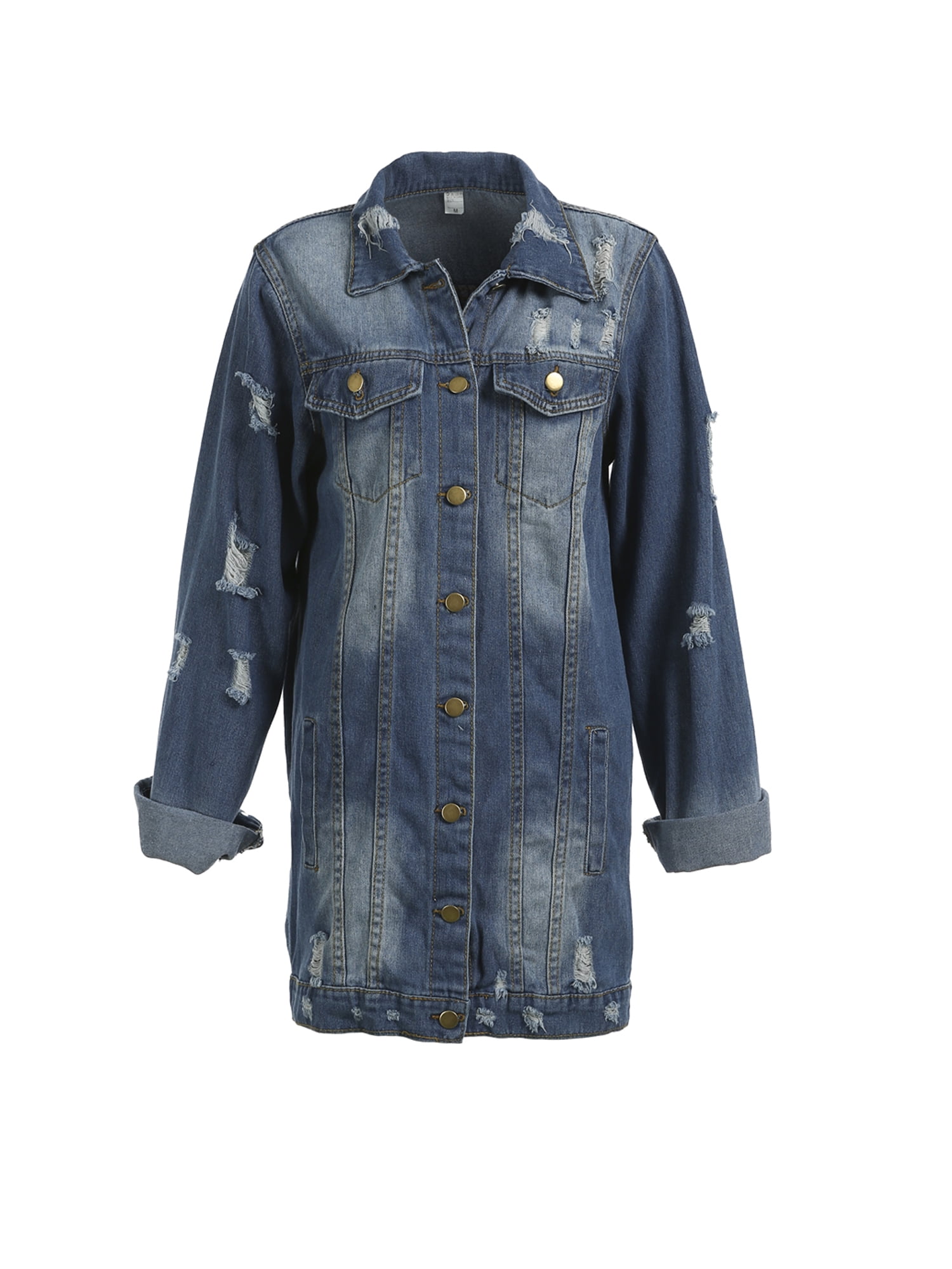 7 For All Mankind girls Over-sized Denim Jacket 