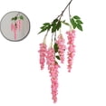 thumbnail image 2 of 47.2 Inch Artificial Fake Wisteria Hanging Flower Garland Silk Flower String for Home Party Decoration, 2 of 6