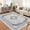 Grey, variant on 9x12 Vintage Area Rug Washable Non Slip Soft Living Room Rusty Red
