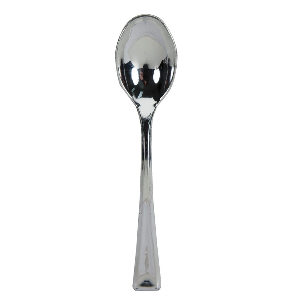 Metallic Mini Appetizer Spoons,Pack of 24 EA