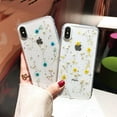 thumbnail image 5 of iPhone 11 Pro Max Flower Case, Soft Clear Flexible Rubber Pressed Dry Real Flowers Case Girls Glitter Floral Cover for iPhone 11 Pro Max-Purple, 5 of 15