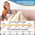 thumbnail image 3 of Flaremore Heated Shoulder Brace Wrap,Electric Shoulder Heating Pad Massager ,Rechargeable Cordless Shoulder Massager with 5 Heat Levels & 4 Motors for Men Women,Heated Shoulder Massage for Relax,Gray, 3 of 9