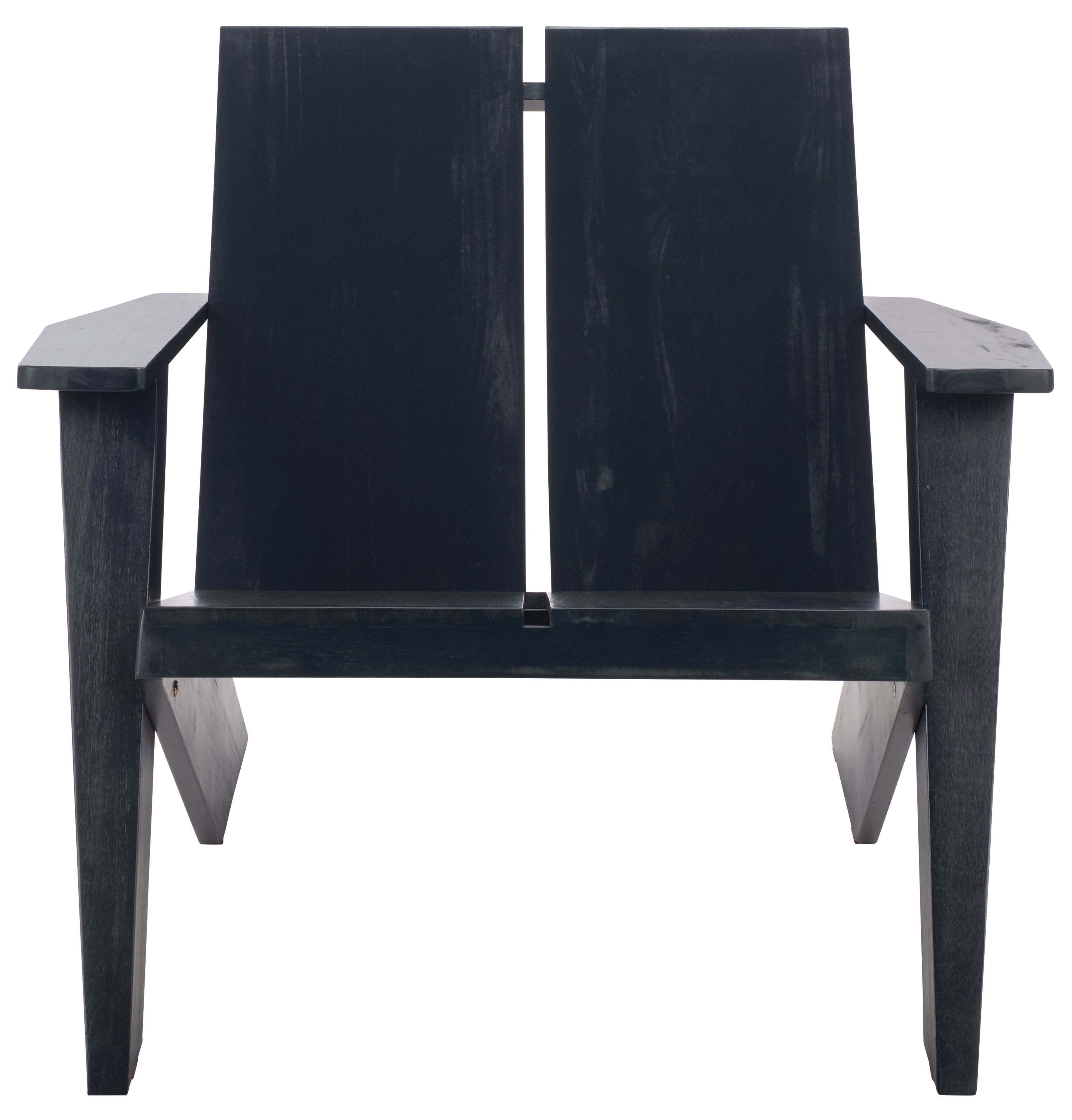 Safavieh Maya Outdoor Wood Adirondack Chair, Midnight Blue