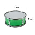 thumbnail image 6 of 13inch Snare Drum with Shoulder Strap, Percussion Instrument Musical Instruments Music Drums for Boys Green Monophonic, 6 of 6