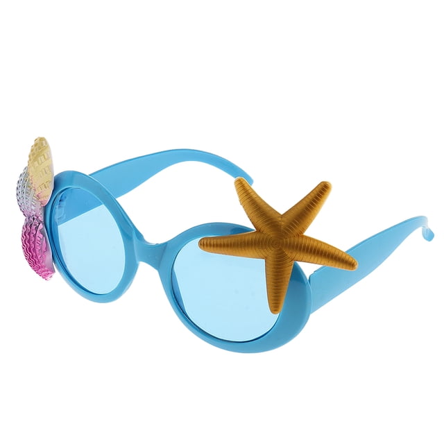 gafas de sol de mar tropical estrellas de mar shell gafas de disfraces partido accesorio Sunnimix Anteojos adultos del partido de los cabritos