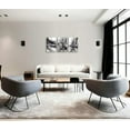 thumbnail image 2 of Striking Black and White Abstract Canvas Wall Art Set of 3 Modern Artwork Marble Design Ink Painting for Living Room Bedroom Decor, 2 of 5