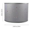 thumbnail image 2 of SHISUYAN Grey Fabric Lamp Shade with Iron Frame for Desk Light Simple Design and Sturdy Structure 6.5 Inches, 2 of 8