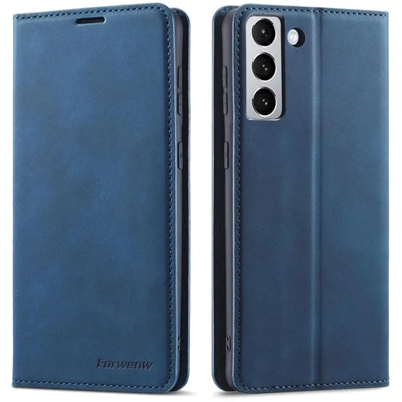 Case for Samsung Galaxy S25 5G 6.2 inch Premium PU Leather Phone Cover with Card Holder Stand, Shockproof Flip Wallet Cover