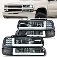 thumbnail image 5 of PIT66 Headlight Fit for99-02 Chevrolet Silverado 1500 2500/01-02 Silverado 1500HD 2500HD 3500/00-06 Suburban Tahoe 1500 2500 LED DRL Head Lamp, 5 of 9