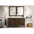 thumbnail image 4 of James Martin Vanities E444-V60d-3Emr Addison 60" Free Standing Double Basin Hardwood, 4 of 7