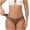 Khaki, variant on ShomPort Low Rise Briefs for Womens Invisible Solid Color Smoothing Breathable Workout Everyday Panties
