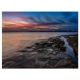 thumbnail image 2 of Ciel Coloré et Côte de Sydney Rocheuse Sombre - Grande Impression sur Toile, 2 of 3