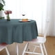 thumbnail image 4 of Mantel Redondo de 122 Cm (48") | Fibra de Poliéster | Gris | para Hogar, Bar y Restaurante | 9 Colores | Resistente a Las Manchas y Duradero | 1 Unidad, 4 of 6
