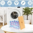 thumbnail image 5 of FUYGRCJ Dryer Sheet Holder with Bamboo Lid and Labels Clear Acrylic Dryer Sheet Container Dryer Sheet Dispenser Rectangular Laundry Pods Container for Laundry Room Decor Organization and Storage, 5 of 9