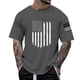 thumbnail image 1 of Playera Para Hombre, Camiseta De Manga Corta Con Cuello Redondo Y Estampado Del Día De La Independencia Para Hombre, Camiseta Floral De Moda, Camiseta De Fondo, 1 of 4
