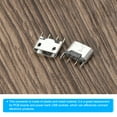 thumbnail image 5 of Uxcell Micro USB Type B Connector 2Pins Male Plug Socket 180 Degree 20 Pack, 5 of 5