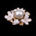 thumbnail image 3 of 2x 5 Piezas de de Imitación Botones de Flores de Hebillas de Espalda Plana Conector para Sombreros ios para El Cabello perfecl Botones de flor de perla, 3 of 8