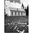 thumbnail image 1 of Cuadro Decorativo - Iglesia rural de la margarita Jr  Impresión en canvas, estrechado., 1 of 2