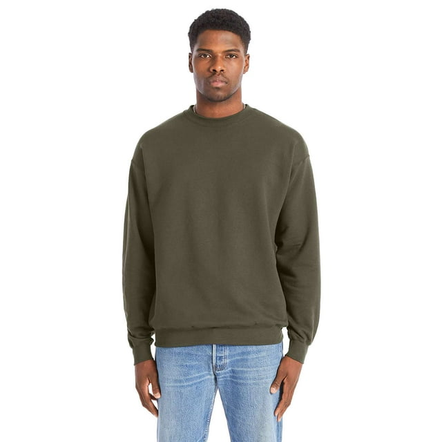 Hanes RS160 Chandail Molletonné à Col Rond Perfect pour Adulte